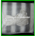 Deluxe Grey / White Striped Privacy Screen Net for Deck, Balcony, Fence, Swimming Pool,